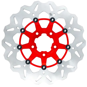 11.8″- 300mm Floating Wave Rotor Red Carrier – GBDU026