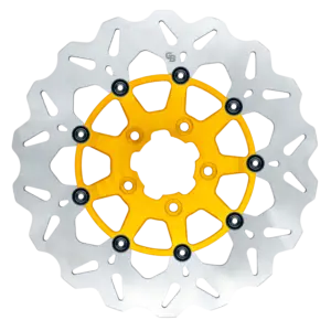 12.5″- 320mm Floating Wave Rotor Gold Carrier – GBDU028