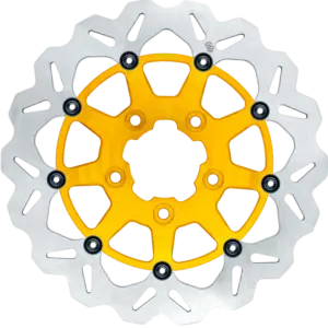 13″- 330mm Floating Wave Rotor oversize brackets sold seperately (Axial Brackets: SP065K and/or SP064K)- Gold Carrier – GBDU031